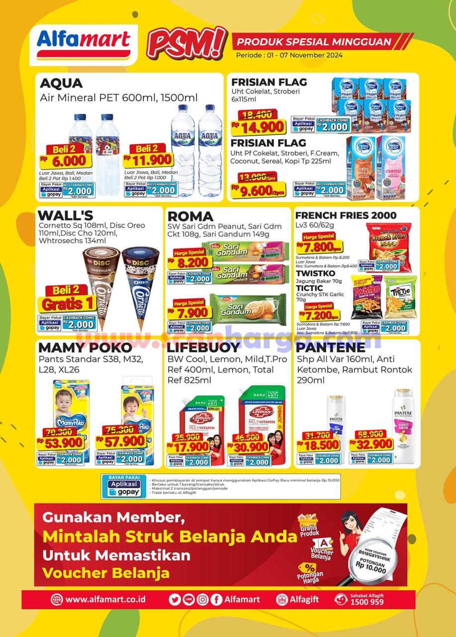 Katalog Promo PSM Alfamart Terbaru 1 - 7 November 2024