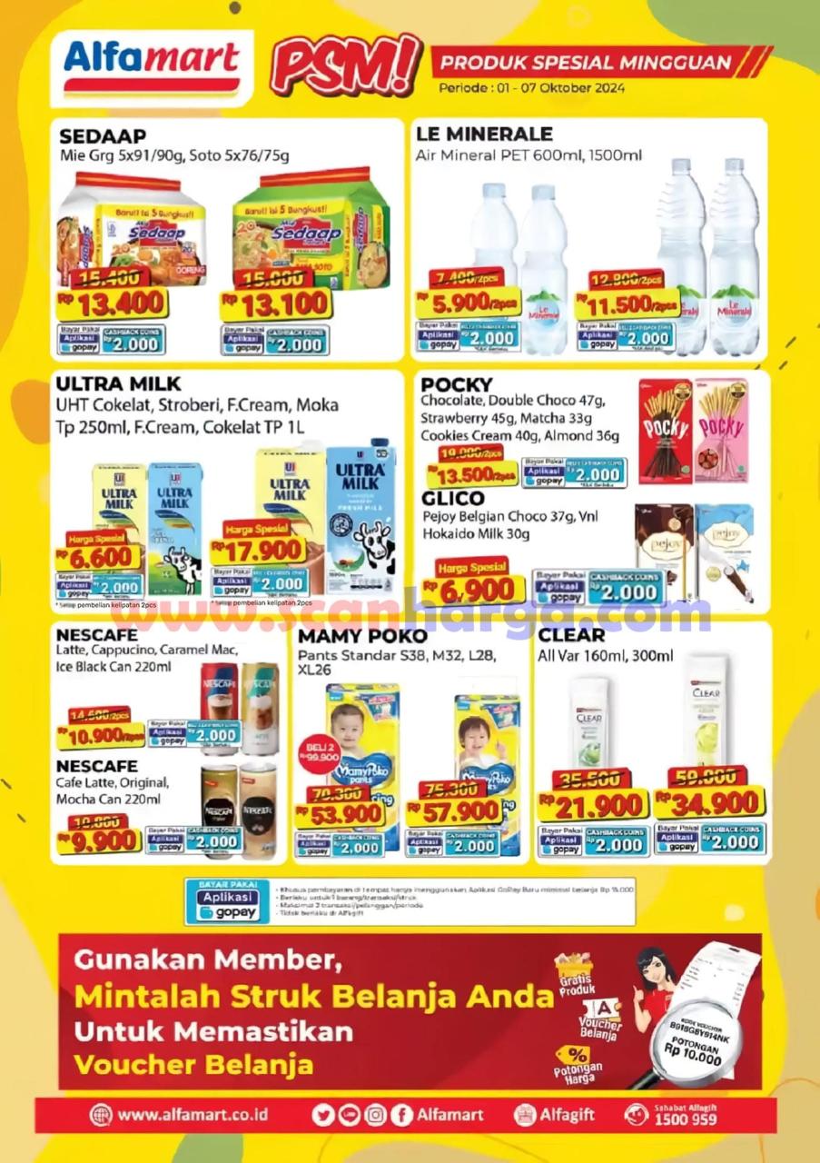 Katalog Promo PSM Alfamart Terbaru 1 - 7 Oktober 2024