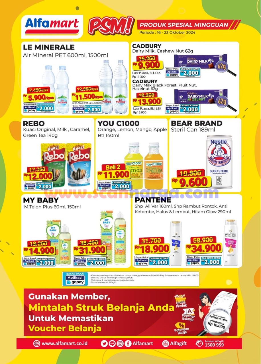 Katalog Promo PSM Alfamart Terbaru 16 - 23 Oktober 2024