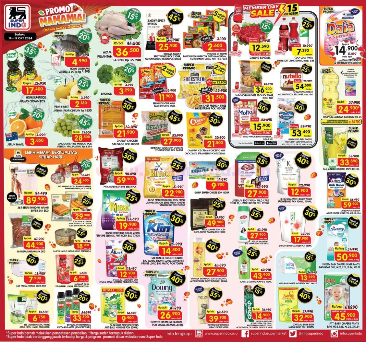 Katalog Promo Superindo Weekday Terbaru 14 - 17 Oktober 2024