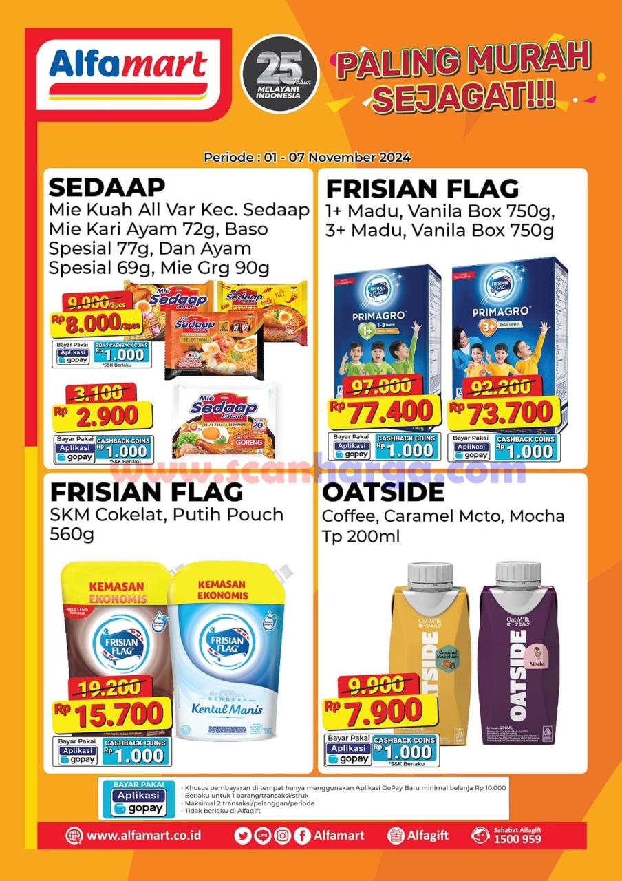 Promo ALFAMART Paling Murah Sejagat Periode 1 - 7 November 2024 2