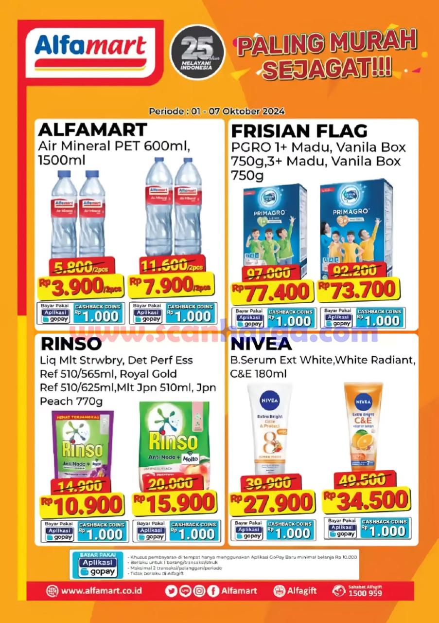 Promo Alfamart Paling Murah Sejagat Periode 1 - 7 Oktober 2024 1