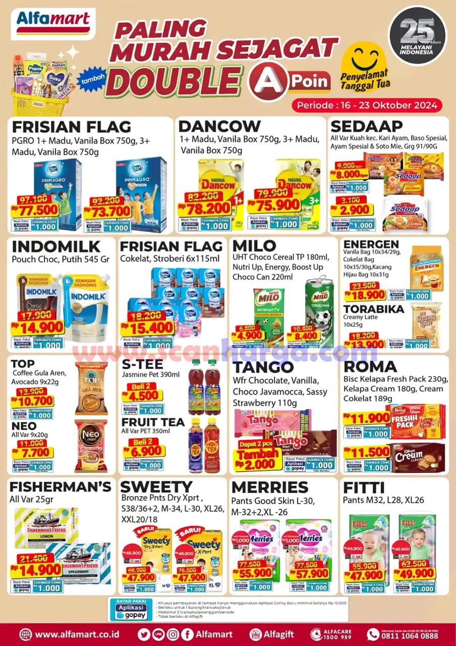 Promo Alfamart Paling Murah Sejagat Periode 16 - 23 Oktober 2024 1