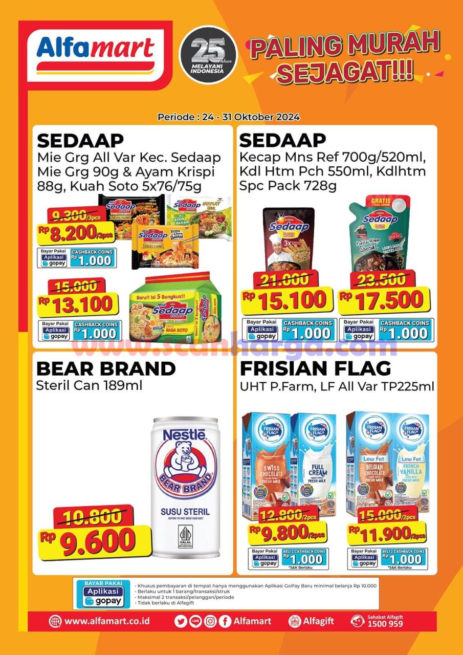 Promo ALFAMART Paling Murah Sejagat Periode 24 - 31 Oktober 2024 2