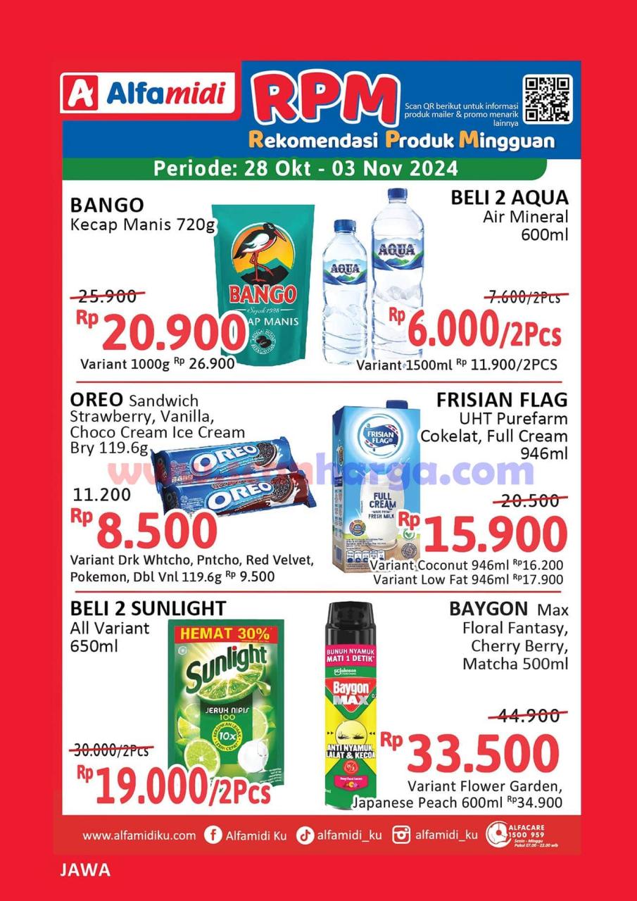 Promo ALFAMIDI RPM Periode 28 Oktober - 3 November 2024