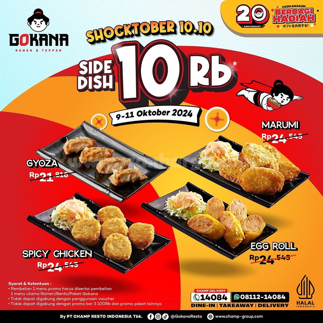 Promo GOKANA 10.10 – Serba mulai Rp. 10.000