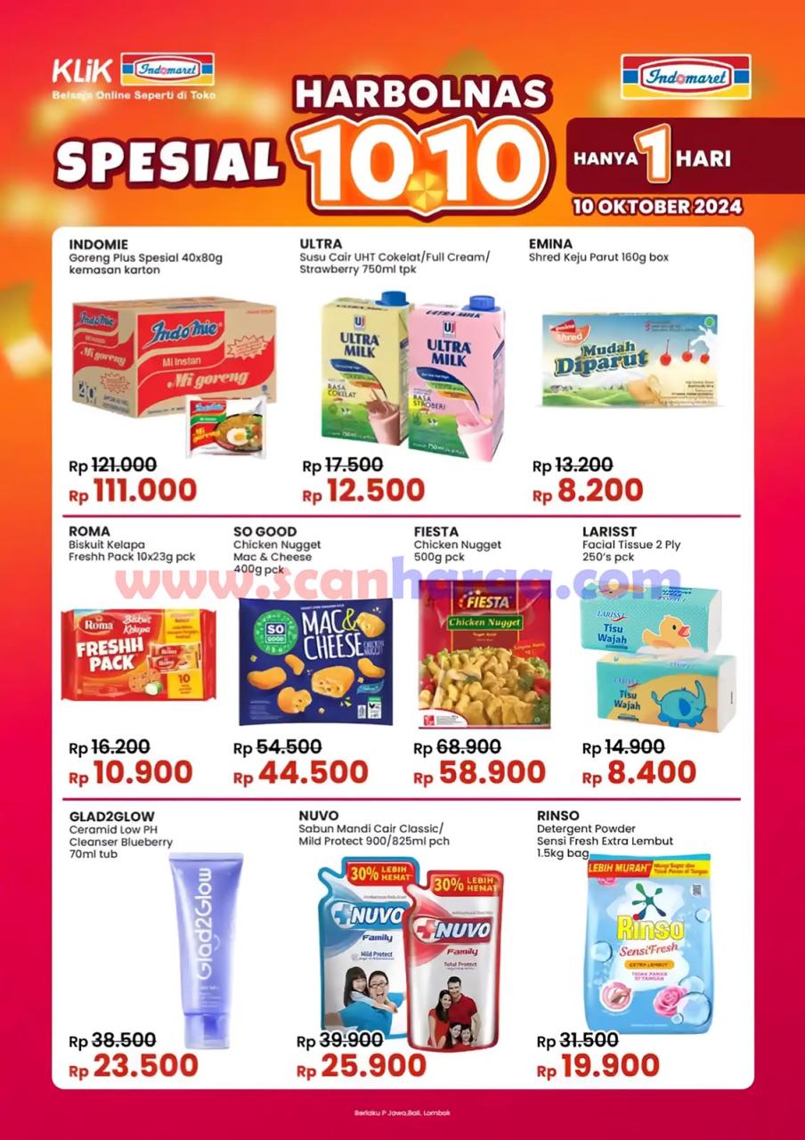 Promo Indomaret Harbolnas Double Date 10.10