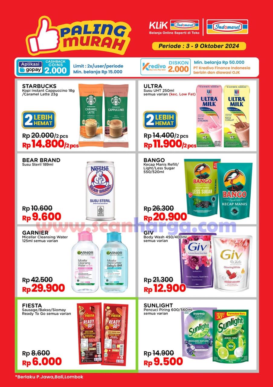 Promo Indomaret Paling Murah 3 - 9 Oktober 2024