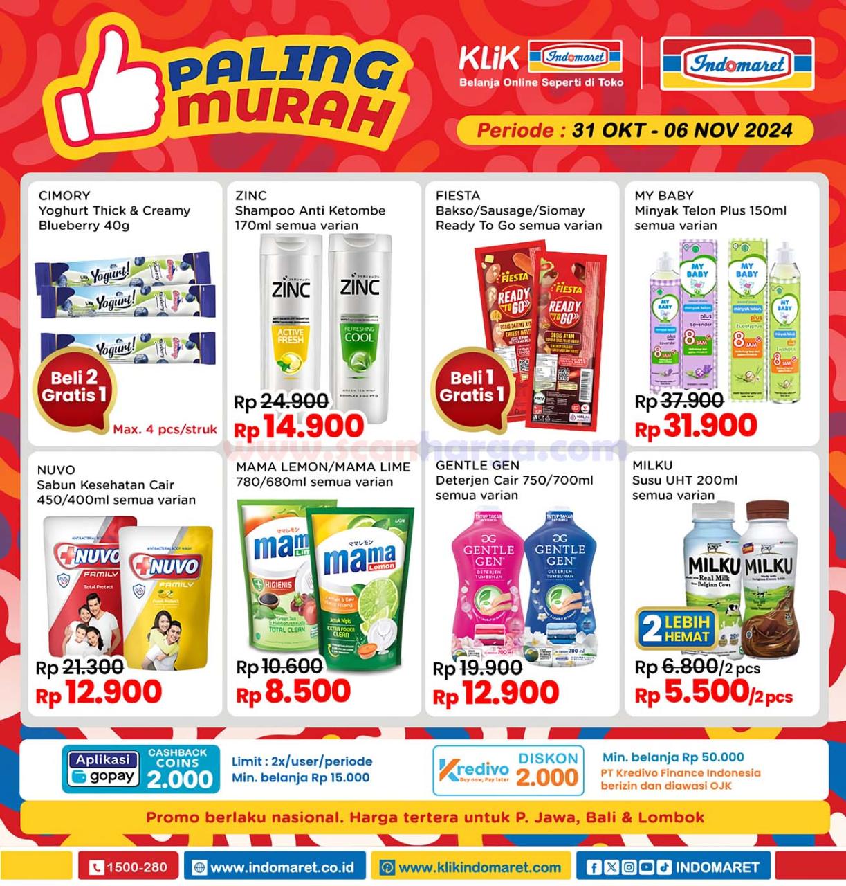 Promo Indomaret Paling Murah Periode 31 Oktober - 6 November 2024