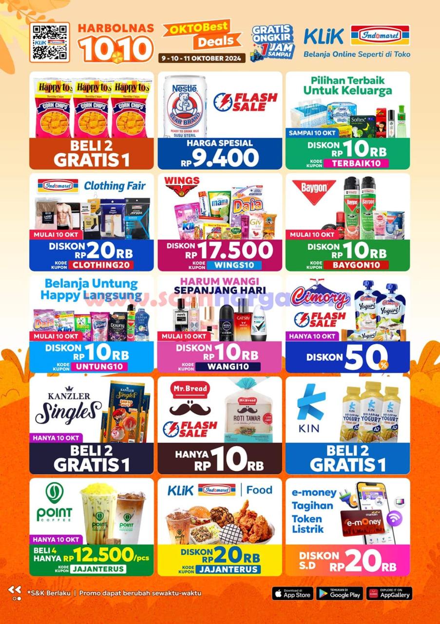 Promo Indomaret Pesta Diskon Harbolnas 10.10