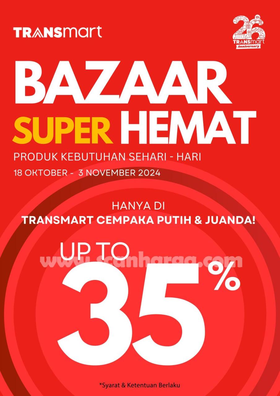 Promo JSM Transmart Weekend 25 - 27 Oktober 2024