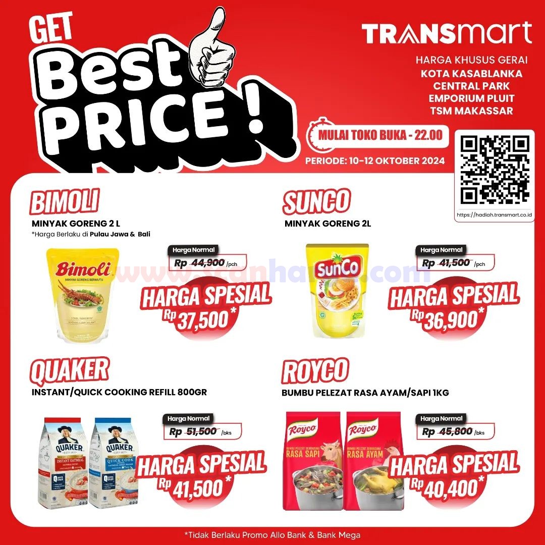 Promo JSM Transmart Weekend 10 - 12 Oktober 2024