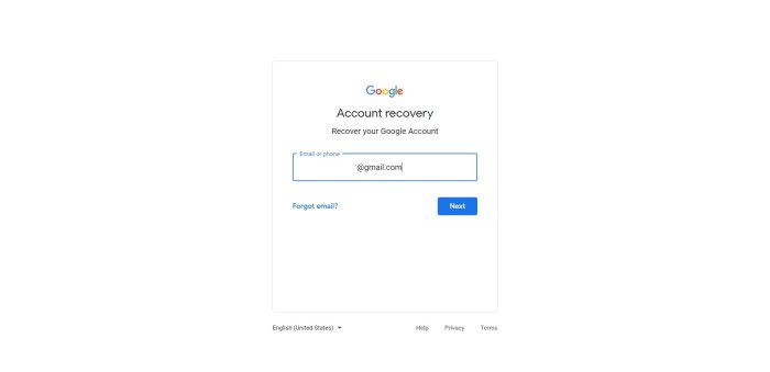 Cara memulihkan akun google setelah di reset