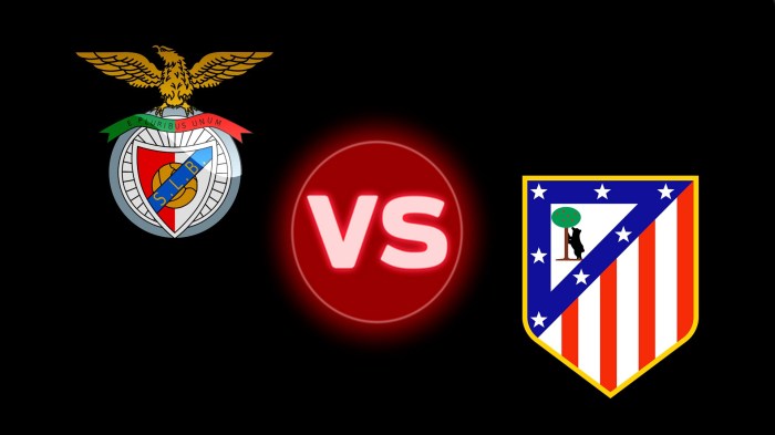 Benfica vs atlético Madrid