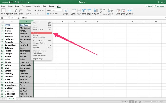 Cara menambah sheet di excel