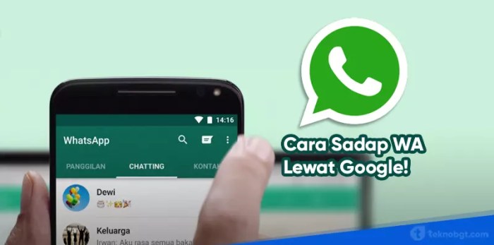 Cara menyadap whatsapp lewat google