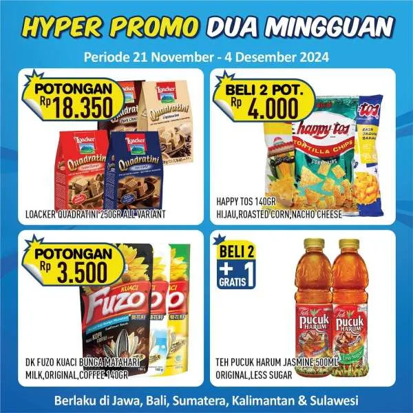 Promo Hypermart Dua Mingguan Periode 21 November-4 Desember 2024