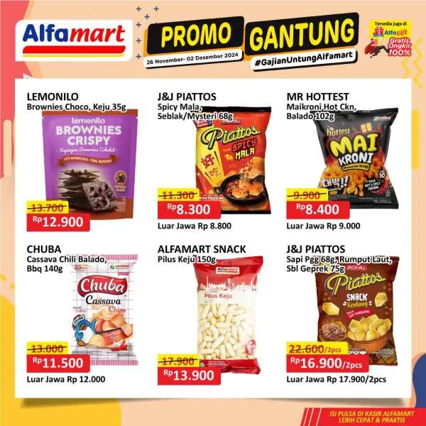 Promo Alfamart Gantung Periode 26 November-2 Desember 2024