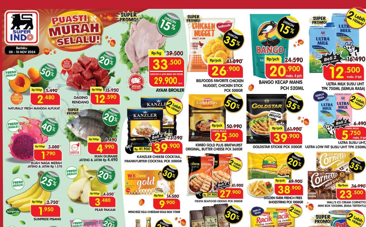 Promo JSM Superindo Weekend 8-10 November 2024