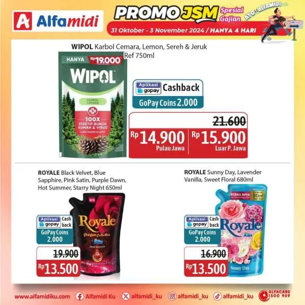 Promo JSM Alfamidi Spesial Gajian Periode 31 Oktober-3 November 2024