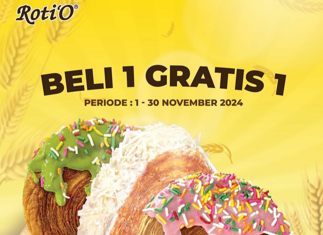 Promo Rotio beli 1 gratis 1