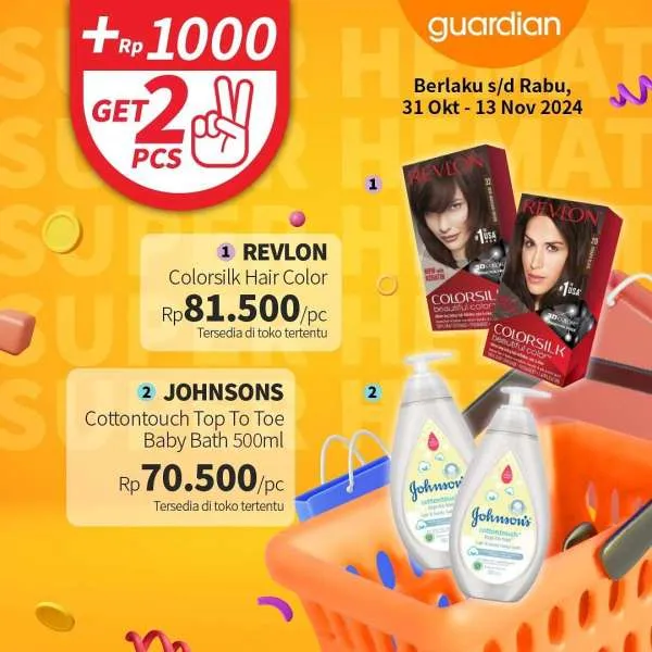 Promo Guardian Super Hemat Periode 31 Oktober-13 November 2024