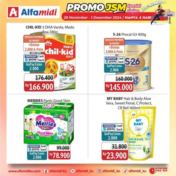 Promo JSM Alfamidi Spesial Gajian Periode 28 November-1 Desember 2024