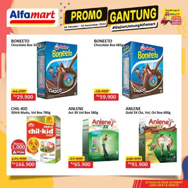 Promo Alfamart Gantung Periode 28 Oktober-3 November 2024