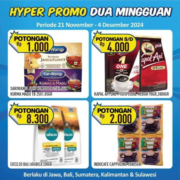 Promo Hypermart Dua Mingguan Periode 21 November-4 Desember 2024