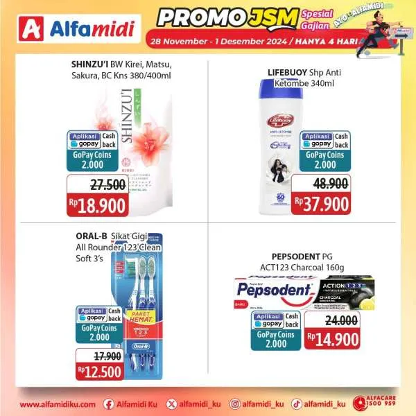 Promo JSM Alfamidi Spesial Gajian Periode 28 November-1 Desember 2024