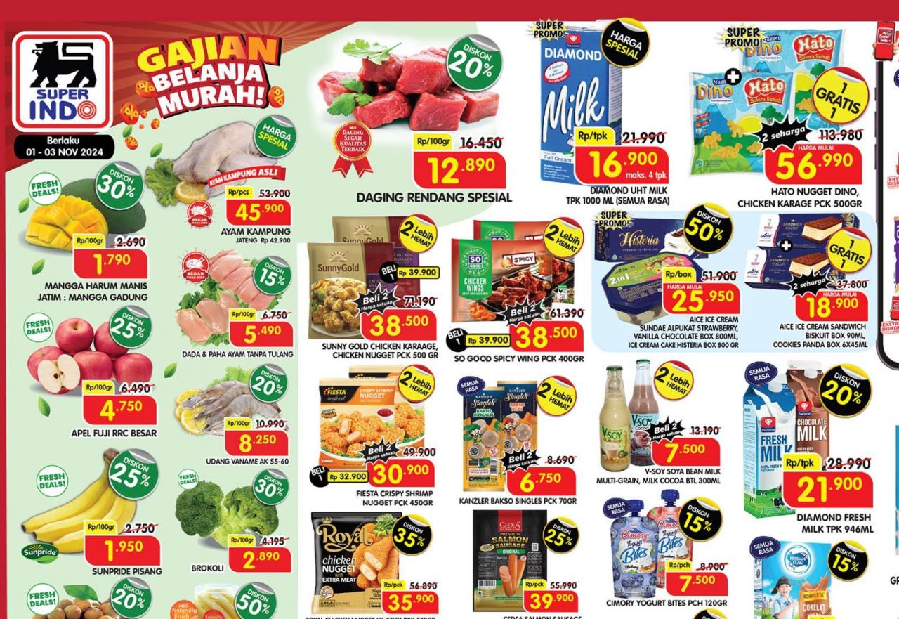 Promo JSM Superindo Weekend 1-3 November 2024