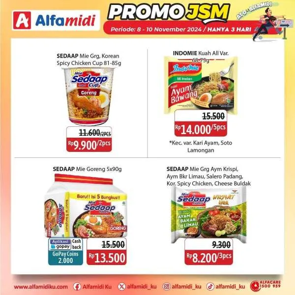 Promo JSM Alfamidi Periode 8-10 November 2024