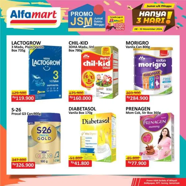 Promo JSM Alfamart Periode 8-10 November 2024