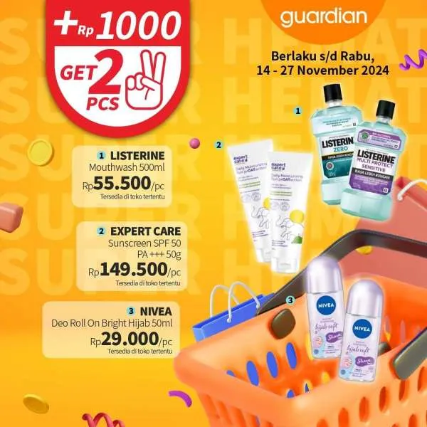 Promo Guardian Super Hemat Periode 14-27 November 2024