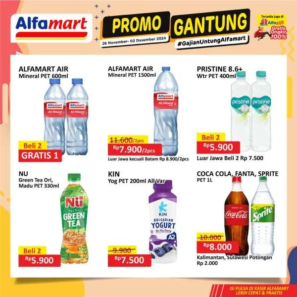 Promo Alfamart Gantung Periode 26 November-2 Desember 2024