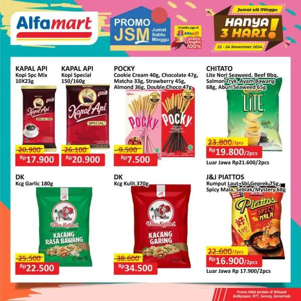 Promo JSM Alfamart Periode 22-24 November 2024