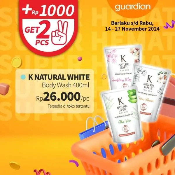 Promo Guardian Super Hemat Periode 14-27 November 2024