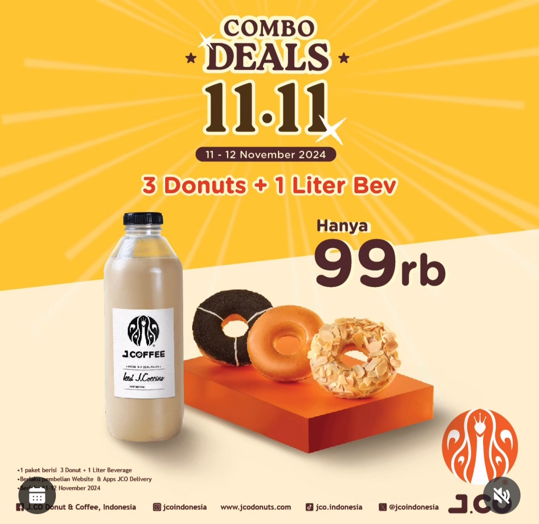 Promo 11.11 JCO Edisi 11-12 November 2024