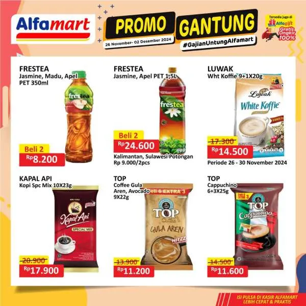 Promo Alfamart Gantung Periode 26 November-2 Desember 2024