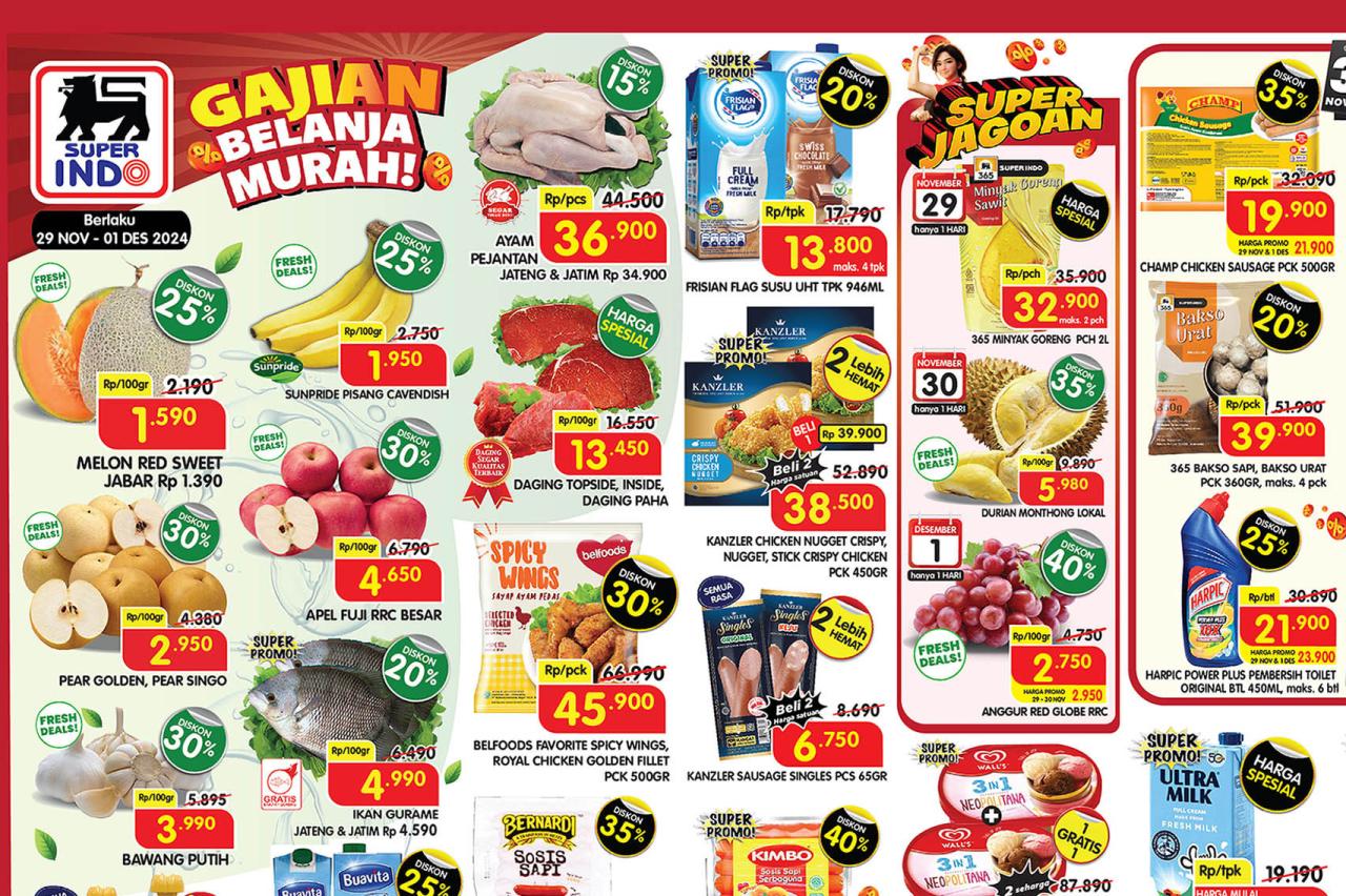 Promo JSM Superindo Weekend 29 November-1 Desember 2024