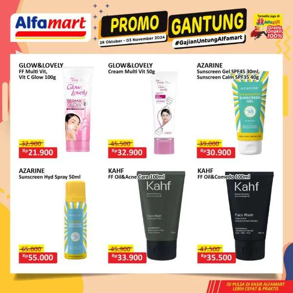 Promo Alfamart Gantung Periode 28 Oktober-3 November 2024