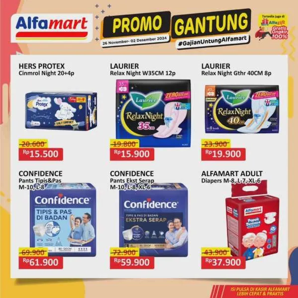 Promo Alfamart Gantung Periode 26 November-2 Desember 2024