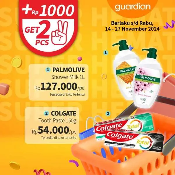 Promo Guardian Super Hemat Periode 14-27 November 2024