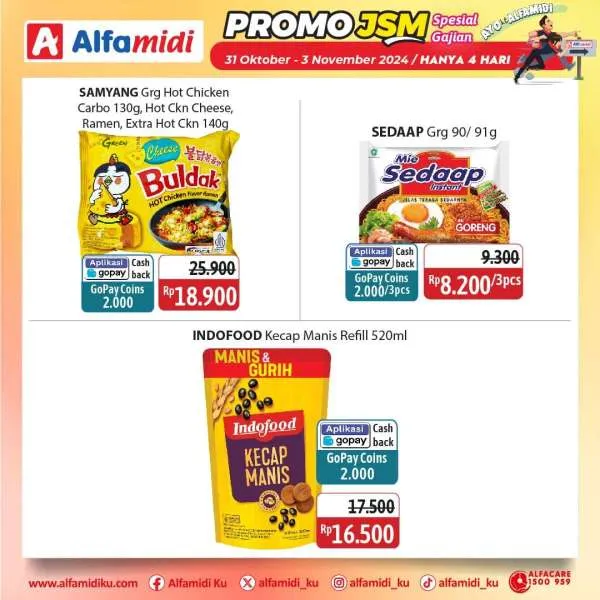 Promo JSM Alfamidi Spesial Gajian Periode 31 Oktober-3 November 2024