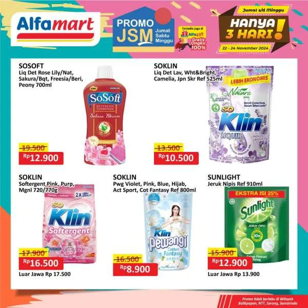 Promo JSM Alfamart Periode 22-24 November 2024