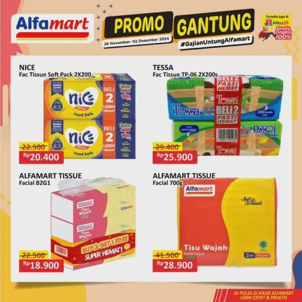 Promo Alfamart Gantung Periode 26 November-2 Desember 2024