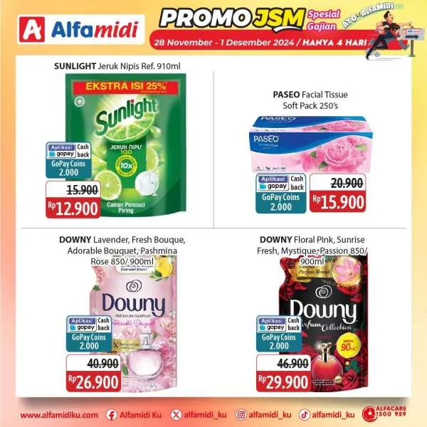 Promo JSM Alfamidi Spesial Gajian Periode 28 November-1 Desember 2024