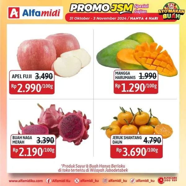 Promo JSM Alfamidi Spesial Gajian Periode 31 Oktober-3 November 2024