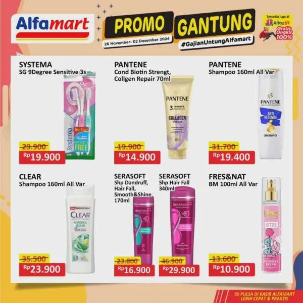 Promo Alfamart Gantung Periode 26 November-2 Desember 2024