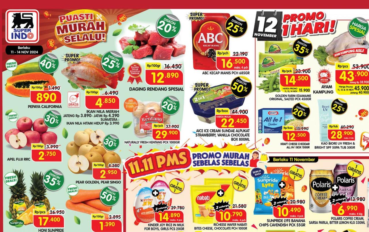 Promo Superindo Weekday 11-14 November 2024